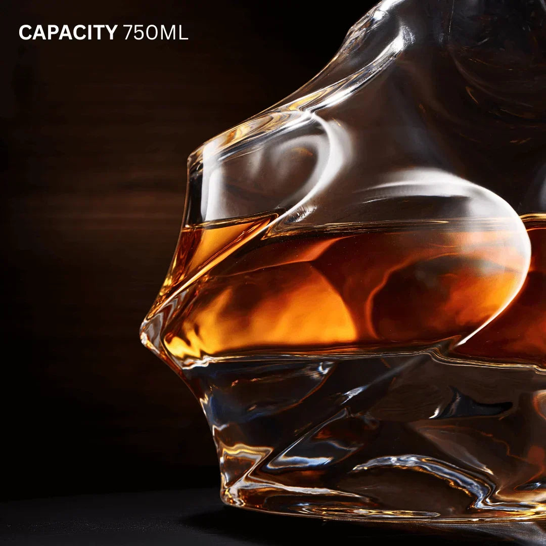 Storm Japanese Crystal Whisky Decanter
